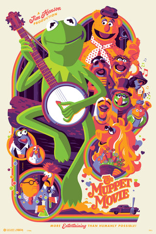 Muppet Movie poster by Tom Whalen