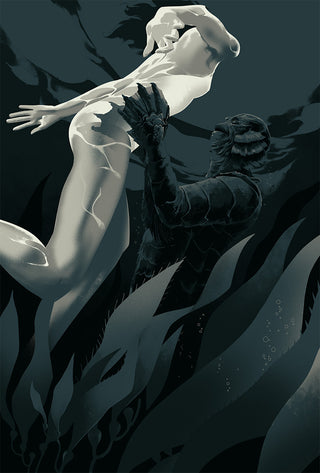 The Creature From the Black Lagoon by Matt Taylor Foil Art Print Variant
