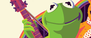 Illustration of Kermit the Frog by Tom Whalen.